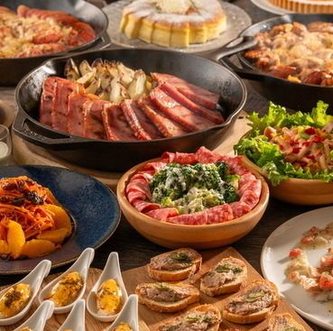 和洋中の様々な料理を提供するカジュアルバイキングレストラン