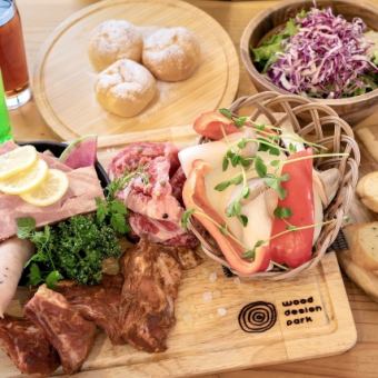 「★冬の得々プラン期間限定★」BBQコースと30種類以上のお酒が飲み放題付き冬の得々プラン♪