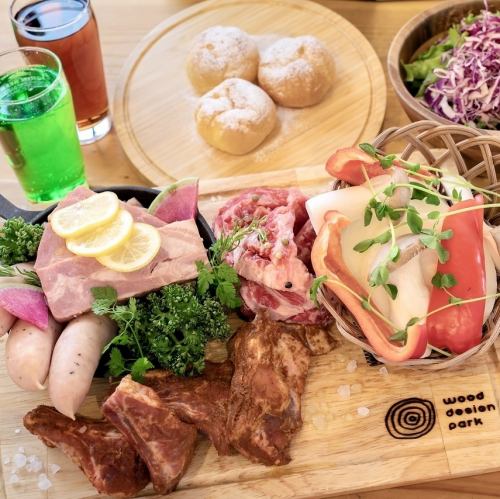 Sure to be Instagrammable!Stylish BBQ plate☆