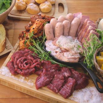 【国産牛ステーキが堪能できる！】当店おすすめの大満足レギュラーBBQコース♪