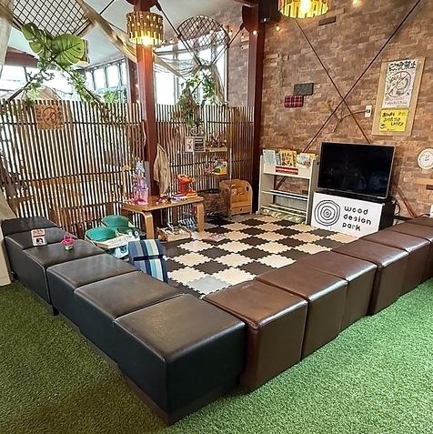 キッズスペース完備！お子様用BBQプレート&キッズメニュー充実。