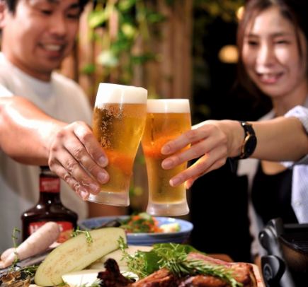 [Perfect for parties!] 3-hour extension plan with all-you-can-drink