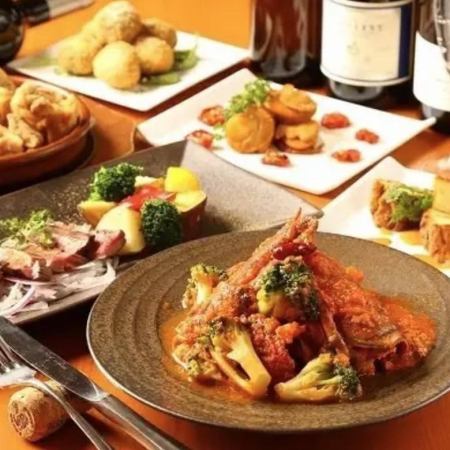 【プレミアム120分飲み放題付】炭焼きを食べ比べる贅沢プラン『プレミアムコース』全9品 6,000円