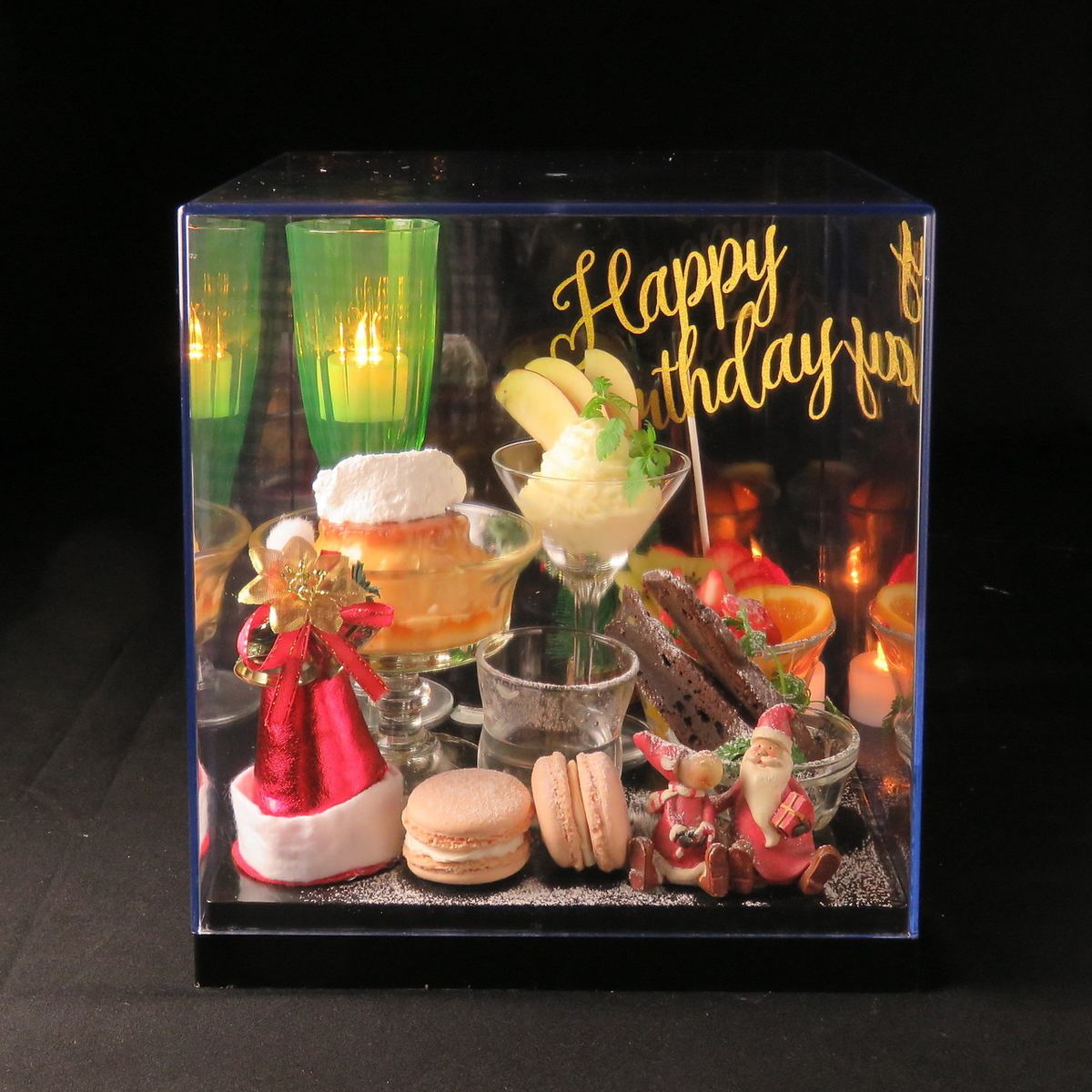 "BAR DECO SWEETS BOX" is available for 1650 yen as a birthday surprise ♪
