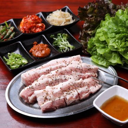 【サムギョプサル食べ放題】韓国コース　※14名様以上で貸切可能！