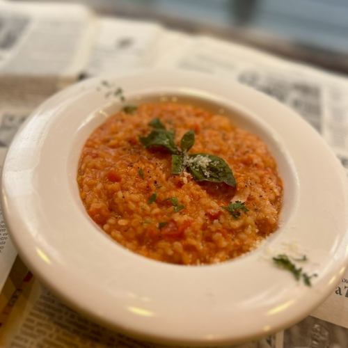 Fresh tomato risotto