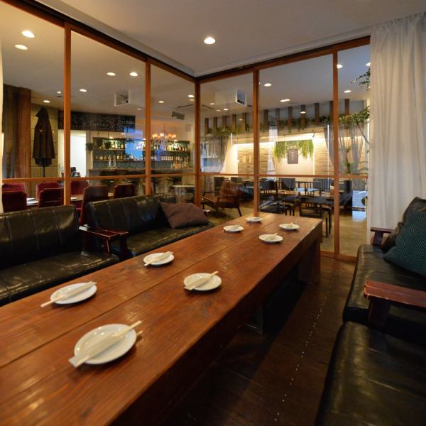 We also have a glass door type private room ♪ You can enjoy it without worrying about the voices around you! Please leave Tsukuba's second party, drinking party and banquet to "Bettei"!