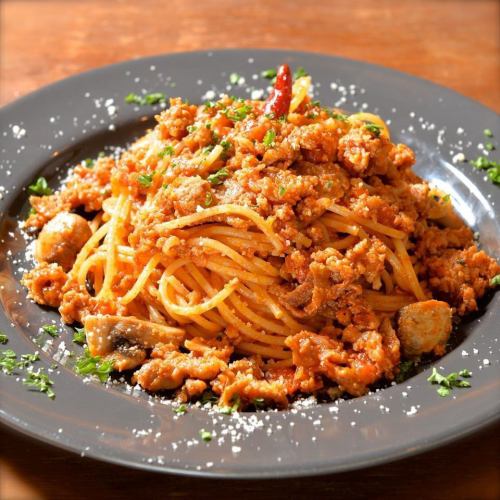 Bolognese of lamb meat