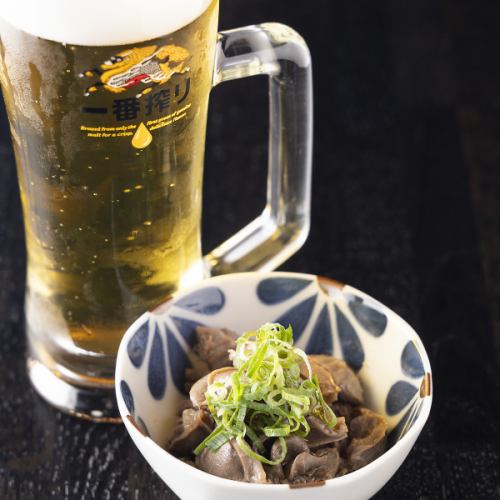 ≪串かつだけじゃない！お酒にピッタリな一品料理が多数♪≫ 砂ずりポン酢 ￥300（税込）