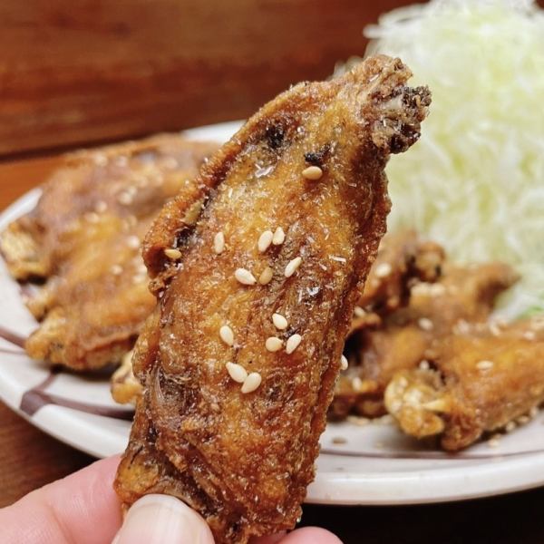 【風来坊名物】始まりは昭和三十八年。手羽先唐揚の元祖！5本入り
