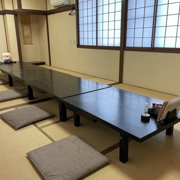＜忘新年会、歓送迎会に＞宴会に人気のお座敷は早めの予約がオススメ。テーブル、座敷席と少人数宴会～大人数宴会まで対応致します。お気軽のお問い合わせください。【富山 高岡 居酒屋 風来坊 手羽先 個室 宴会】
