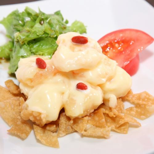 Shrimp with Taiwanese mayonnaise