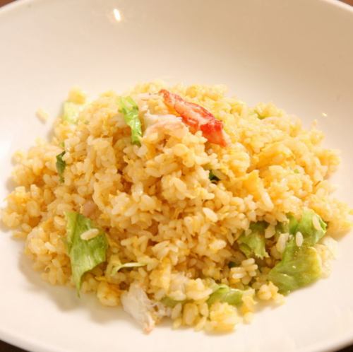 Crab and lettuce fried rice/Fujian style ankake fried rice