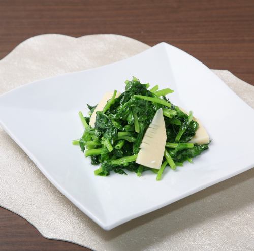 Stir-fried seasonal greens