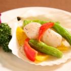 Stir-fried scallops with black pepper