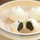 Black sesame buns (3 pieces)