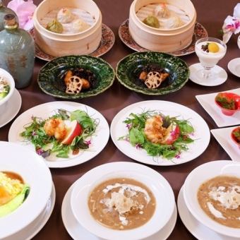 ●*Autumn Peach Blossom Course*●September 1st to November 30th, 2024 Three types of Xiaolongbao and shark fin dishes [Lunch only]