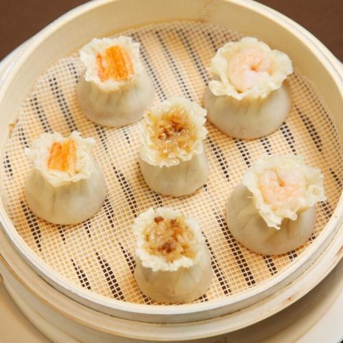 三色焼売 焼売3種盛り(6個)