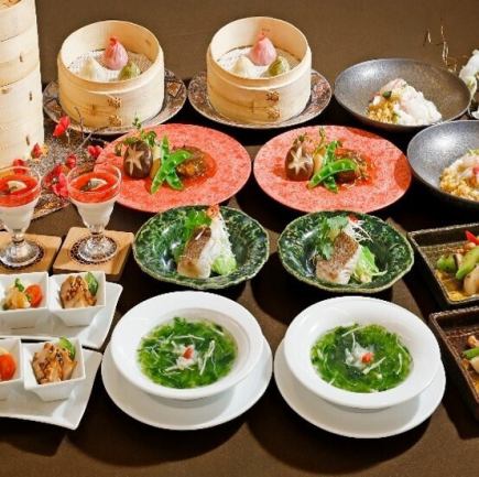 【春の瑠璃】飲み放題なし6,000円◆三色小籠包×牛すね肉の柔らか煮