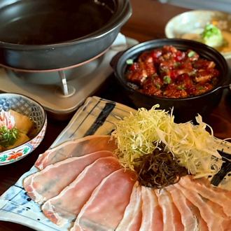 あぐー豚のしゃぶしゃぶ