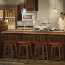 落ち着いた店内が魅力