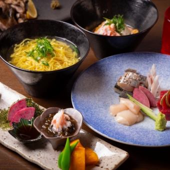 飲み放題付　季節の前菜、旬の刺身と沖縄料理を楽しむおまかせコース