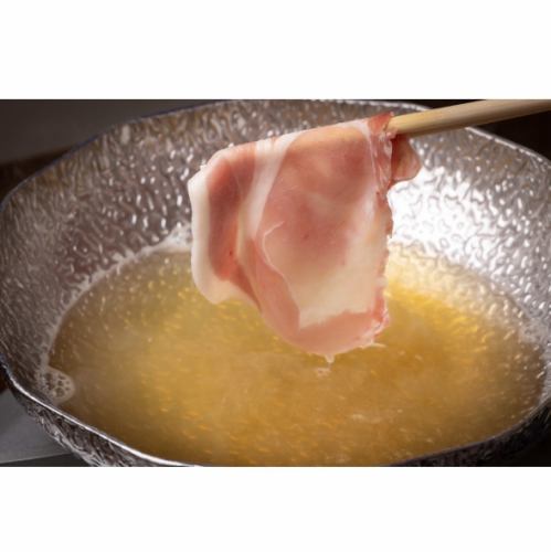 人気No.1★あぐー豚の極上しゃぶしゃぶ