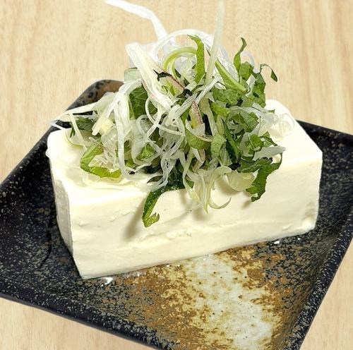 薬味たっぷり冷奴