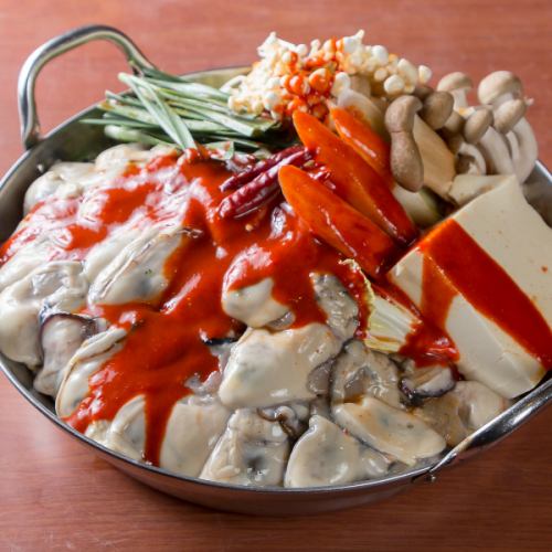 牡蠣鍋 （豆乳鍋）or(旨辛味噌鍋）2人前から