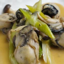 牡蠣のバターソテー