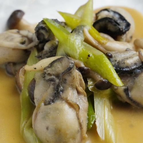 牡蠣のバターソテー