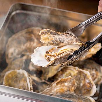 牡蠣のガンガン焼き