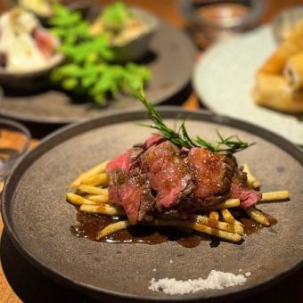 ちょっと贅沢に厳選牛を！【粋コース】 5000円（税込）※飲み放題別料金