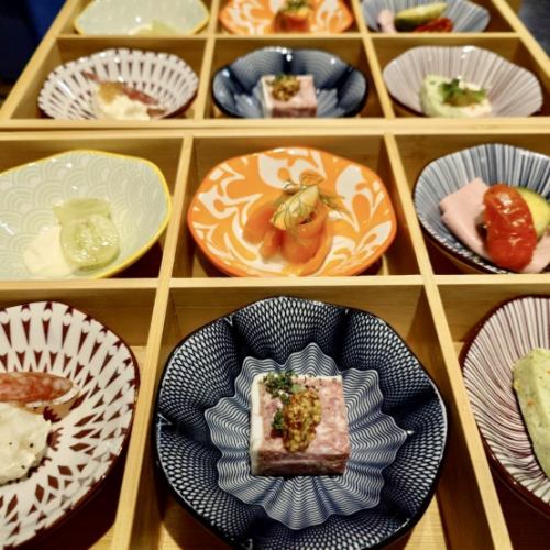 本日の前菜6種盛り合わせ