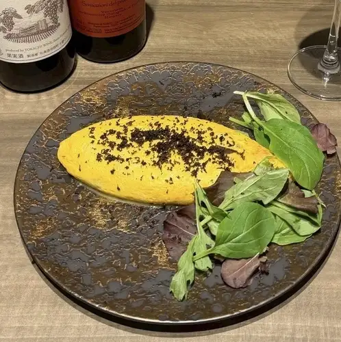 黒トリュフのオムレツ