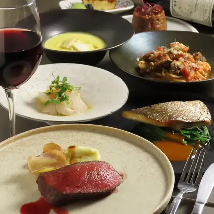 [¥10,000 course] Enjoy both meat and fish.Enjoy a variety of dishes showcasing the chef's skillful techniques and utilizing seasonal ingredients.