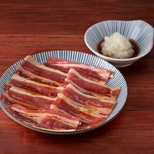 Grilled kalbi with grated daikon radish and ponzu sauce