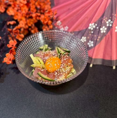 新感覚生ハムユッケ