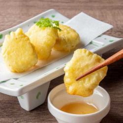Milk tempura