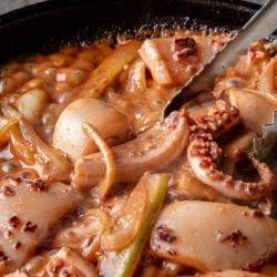 Rare Rausu squid grilled with liver