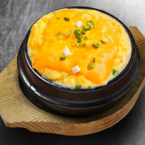 チーズ土鍋卵蒸し