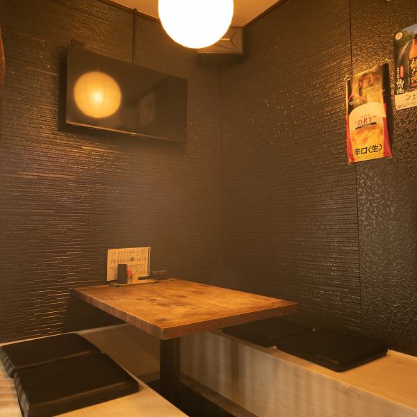飲み会にぴったりなテーブル席。飲み放題付きコース料理をご用意しておりますので、ご友人や同僚との飲み会にピッタリです◎人気のお席なので、ご来店の際にはご予約いだけると確実です◎
