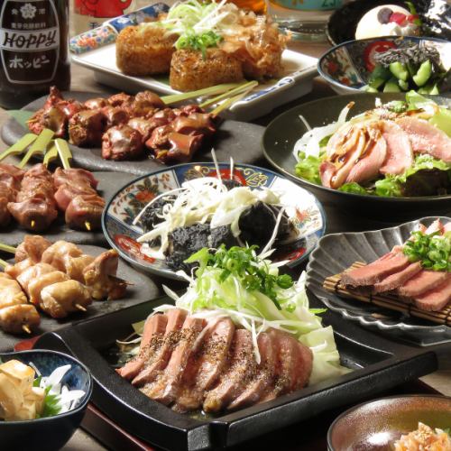 ★Yakitori and meat sashimi course★