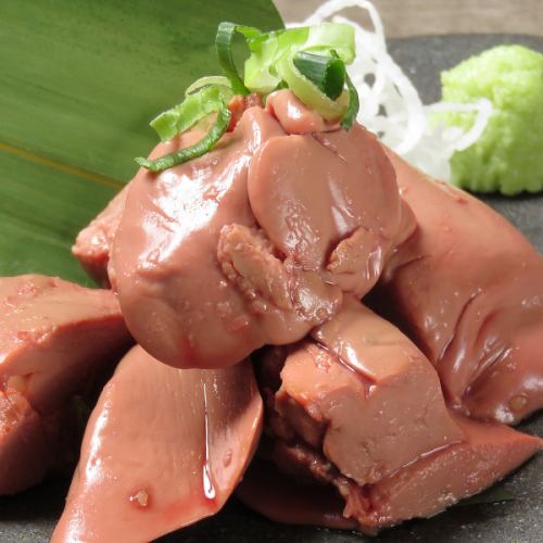 Chicken liver sashimi