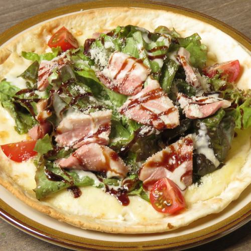 Duck Pizza with Balsamic Sauce