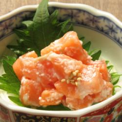 塩とろサーモン漬け
