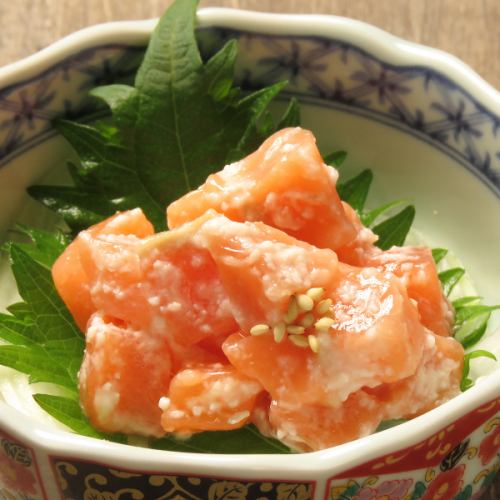 塩とろサーモン漬け