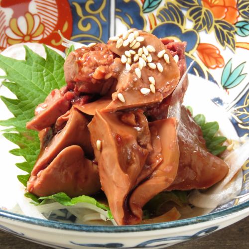 鶏レバーのたまり漬け