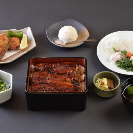 [Genman Eel] ◎ Classic Tiger Pufferfish x Our Famous Eel ◎ Genman Eel Course [Matsu] 7 dishes in total