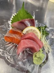 Assortment of 3 sashimi